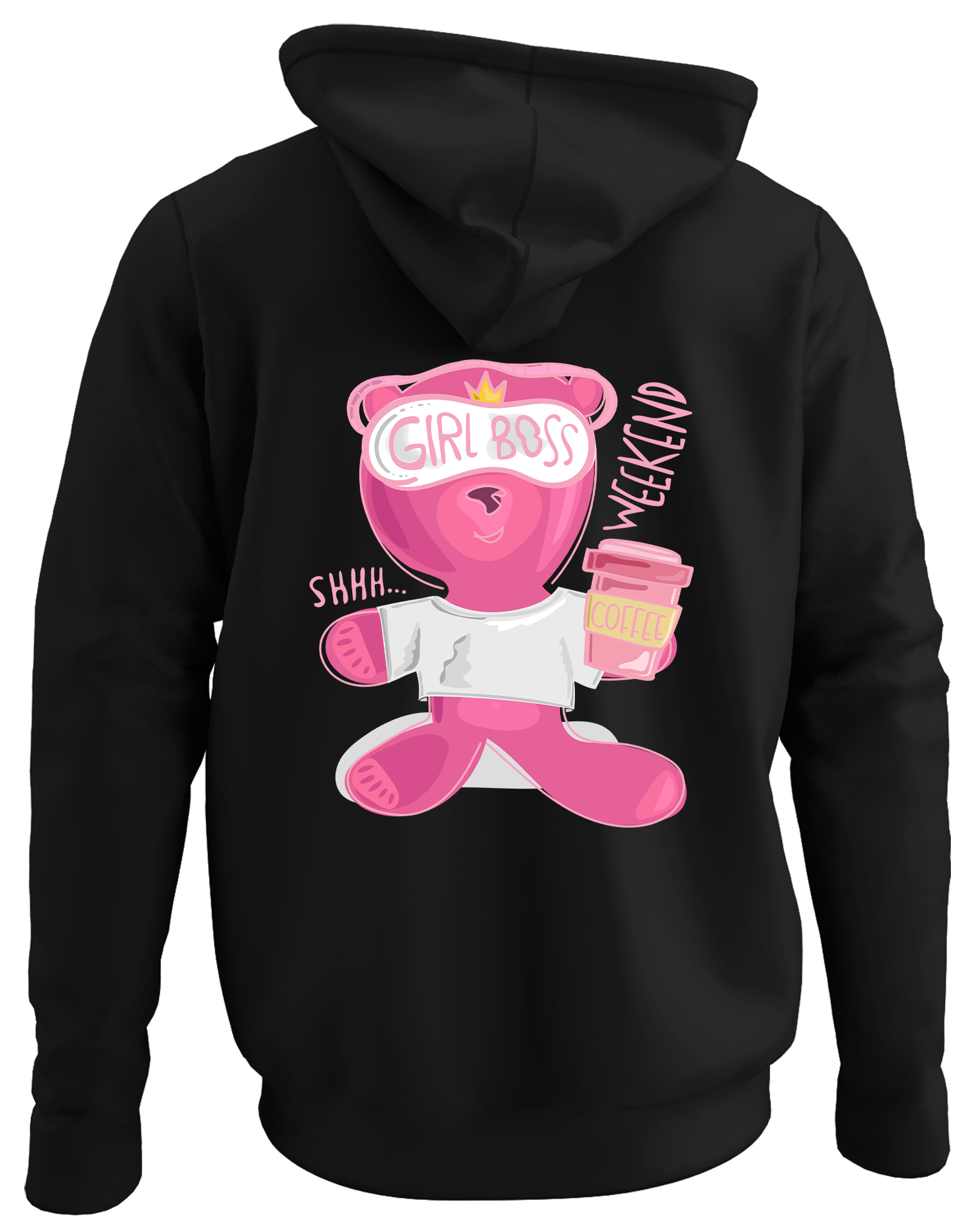 Alfaq Girl boss coffce hoodie
